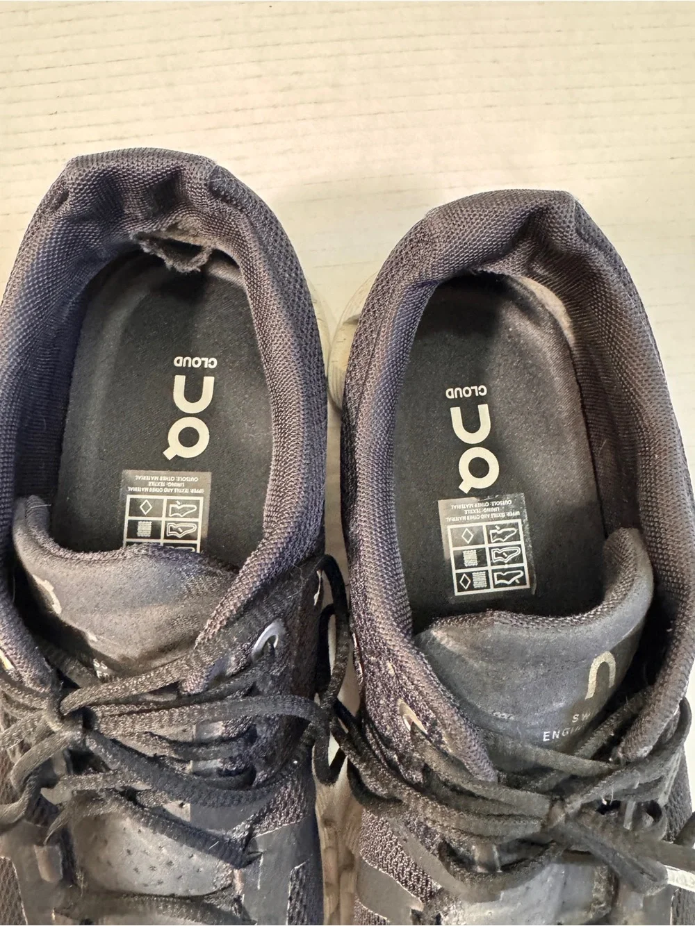 On Cloud Running Black CloudTec Sneakers Womens 8.5 Comfort Athletic Shoes